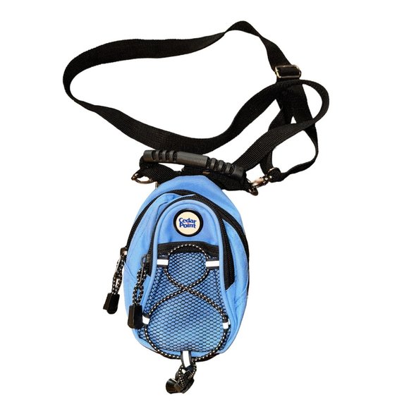 Cedar Point Amusement Park Small Crossbody Blue Bag - Picture 5 of 6